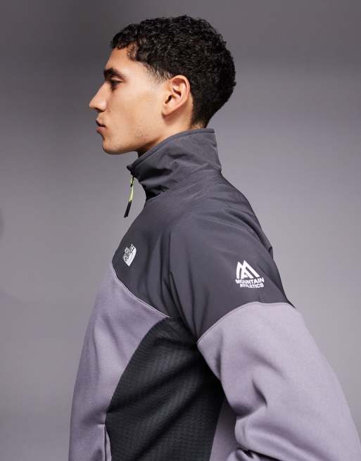 The North Face – Mountain Athletic – Fleece-Oberteil in Grau mit 1/4-Reißverschluss, 5 von 5