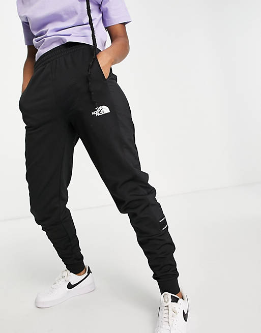 The North Face Mountain Athletic knitted joggers in black