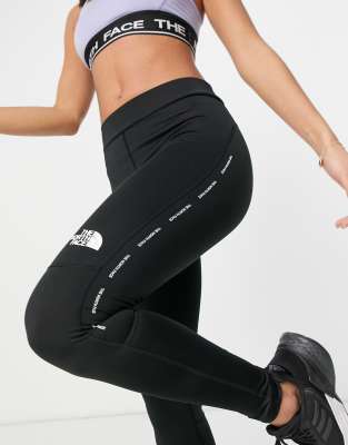 north face logo leggings