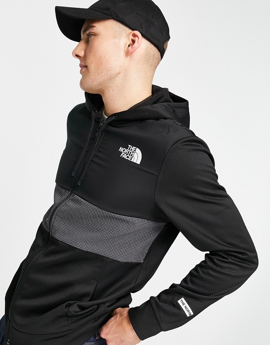 The North Face Mountain Athletic overlay jacket in black