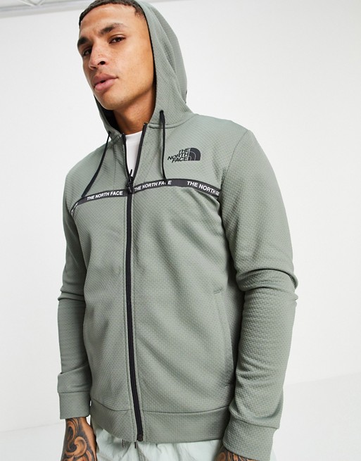 The North Face Mountain Athletic overlay jacket in green