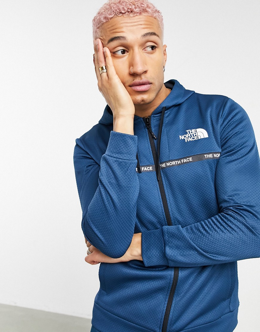 The North Face Mountain Athletic overlay jacket in navy