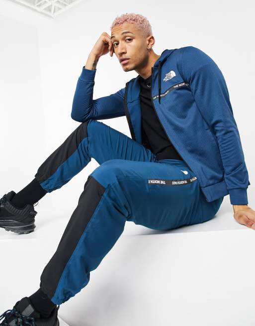 The North Face Mountain Athletic overlay jacket in navy