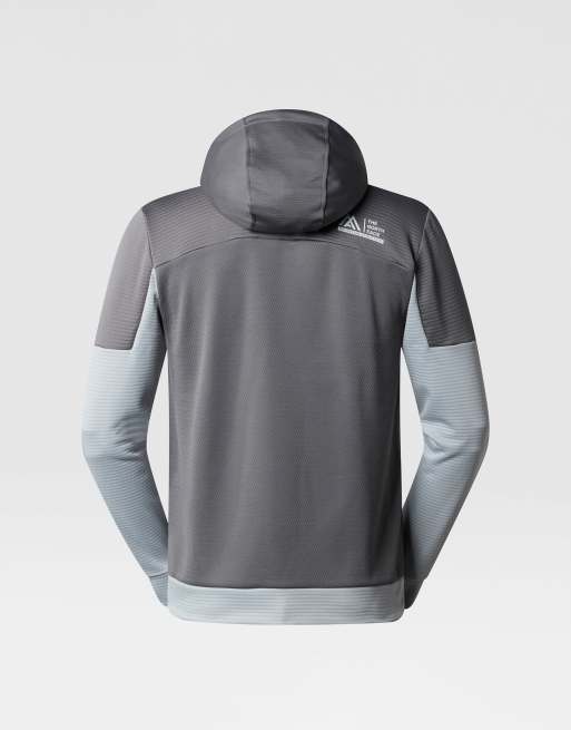 The North Face - Mountain Athletic - Sweat à capuche à enfiler en polaire - Gris, 3 de 4