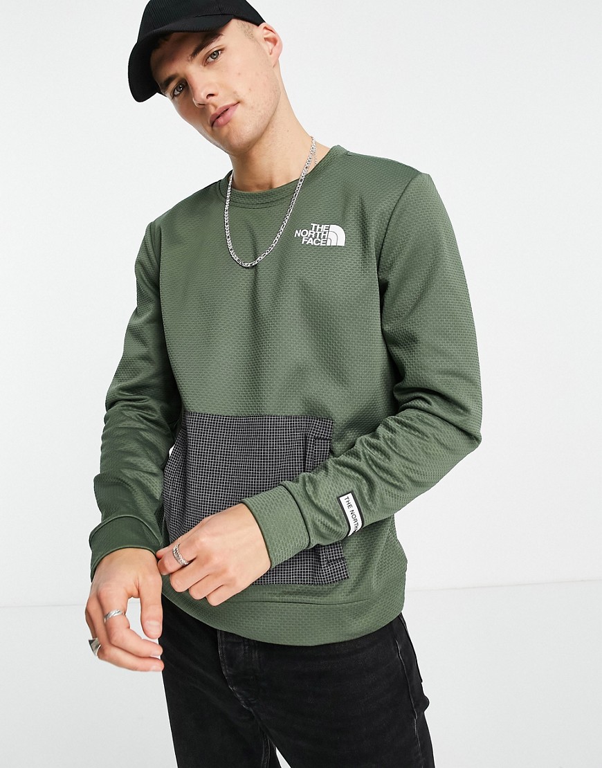 The North Face Mountain Athletic sweatshirt in khaki-Green