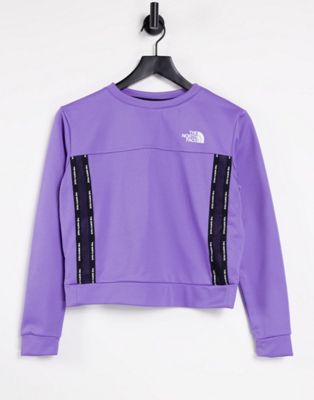 The North Face Mountain Athletic sweatshirt in purple