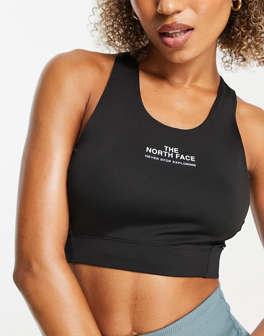 The North Face Mountain Athletic tanklette top in black
