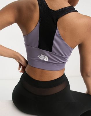 The North Face Mountain Athletic tanklette top in purple