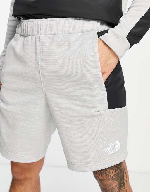 The North Face – Mountain Athletic – Training-Fleece-Shorts in Hellgrau, 4 von 4