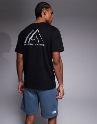 The North Face Mountain Athletics backprint t-shirt in black
