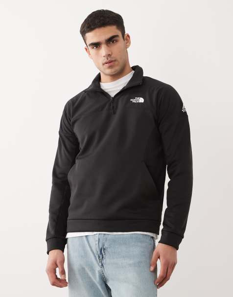 The North Face – Mountain Athletics – Fleece-Oberteil in Schwarz mit kurzem Reißverschluss - view 1