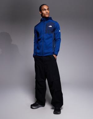 The North Face Mountain Athletics full zip fleece jacket in navy