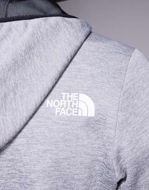 The North Face Mountain Athletics full zip fleece tech hoodie in grey, 5 of 5