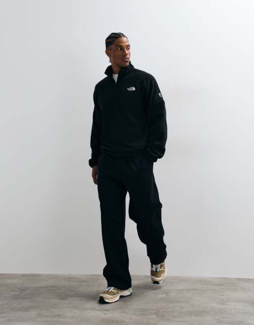 The North Face Mountain Athletics Glacier 1/4 zip fleece in black, 5 of 5