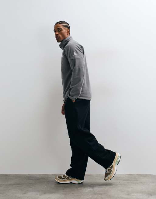 The North Face Mountain Athletics Glacier 1/4 zip fleece in grey, 5 of 5