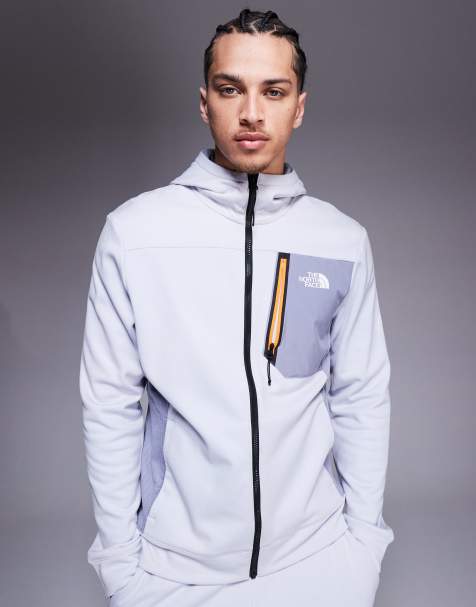 The North Face – Mountain Athletics – Grå fleece med dragkedja och techstil - view 1
