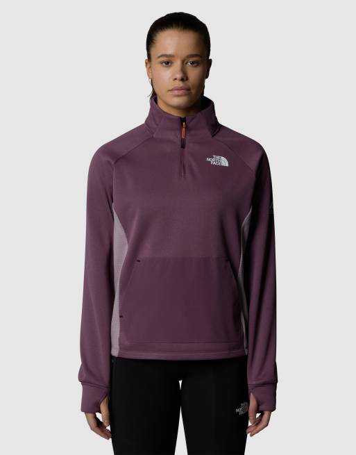 The North Face - Mountain Athletics - Polaire à col zippé - Violet