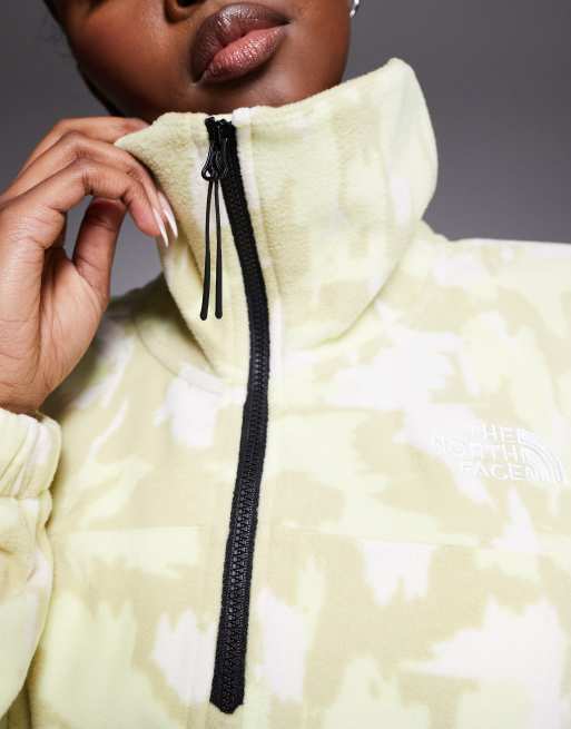 The North Face - Mountain Athletics - Polaire imprimée à col zippé - Jaune, 2 de 4