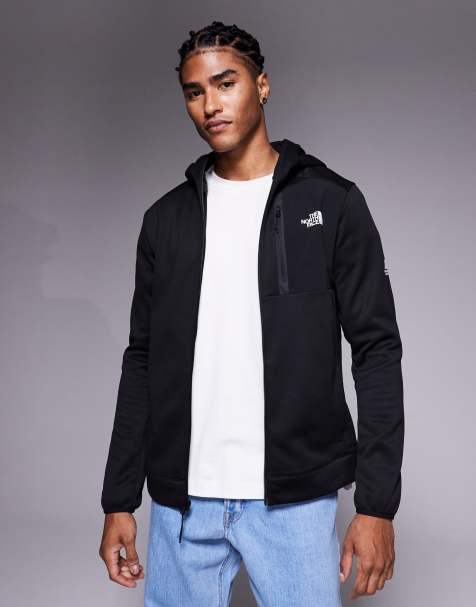 The North Face - Mountain Athletics - Sort hættetrøje med gennemgående lynlås i tech-fleece - view 1