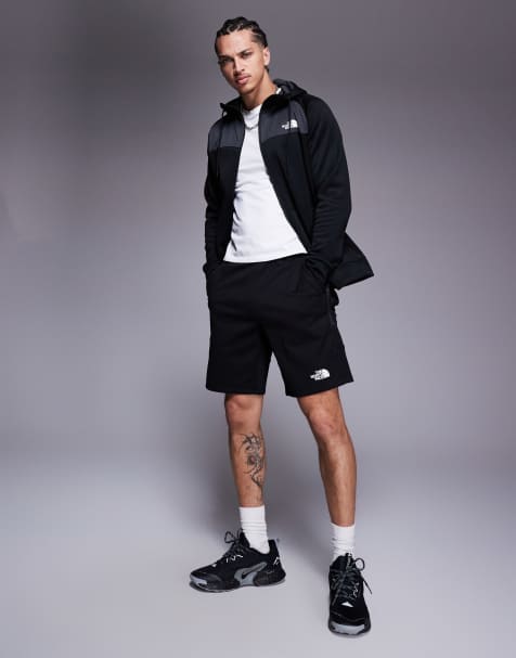 The North Face - Mountain Athletics - Sorte shorts i tech-fleece - view 1