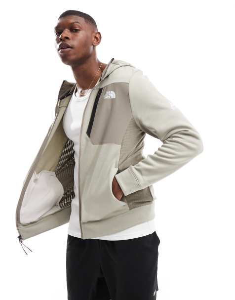 The North Face - Mountain Athletics - Sweat à capuche entièrement zippé à logo - Gris - view 1