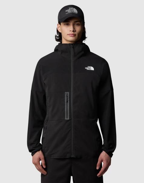 The North Face Mountain athletics trajectory full-zip in tnf black - view 1