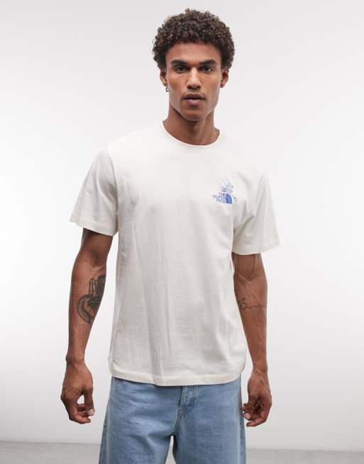 The North Face - Mountain Celebration - T-shirt à imprimé au dos - Blanc cassé, 4 de 5