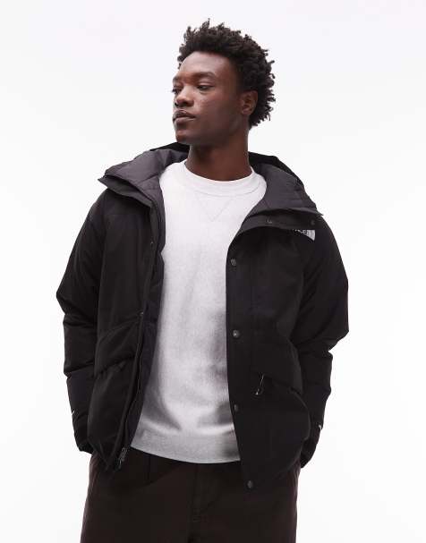 The North Face Mountain Down insulated waterproof jacket in black - view 1