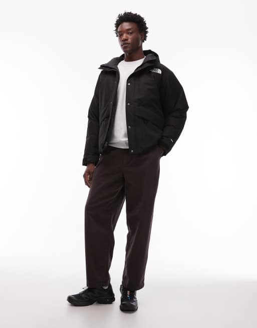 The North Face Mountain Down insulated waterproof jacket in black