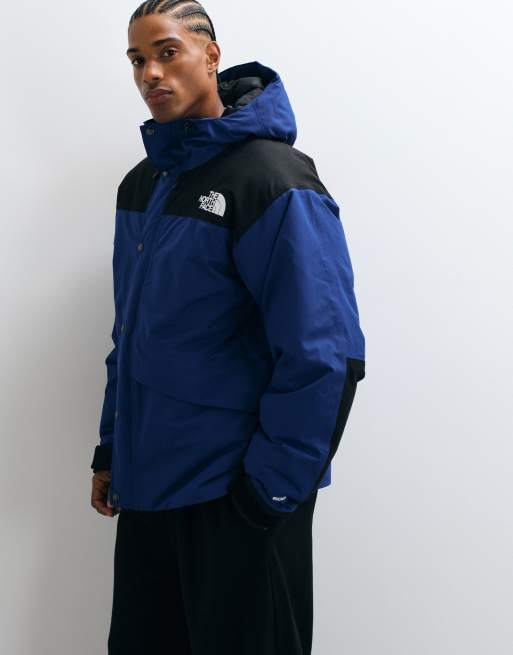 The North Face Mountain Down jacket in blue and black, 2 of 5