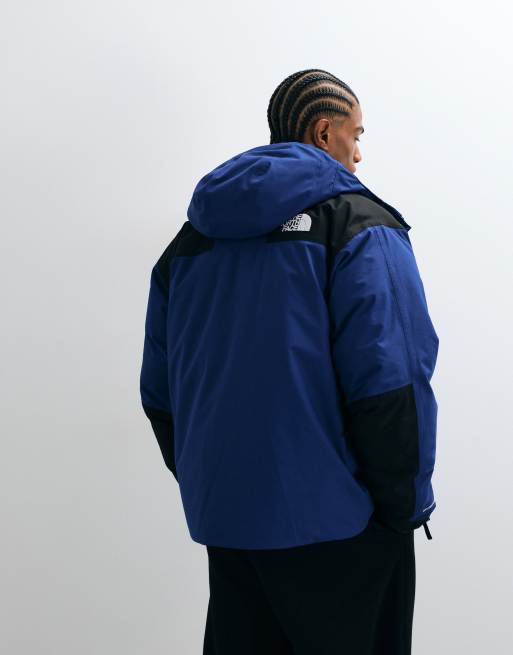 The North Face Mountain Down jacket in blue and black, 4 of 5