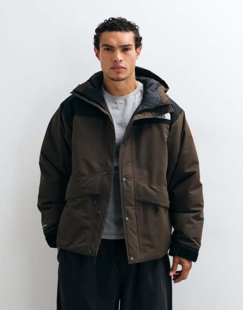 The North Face Mountain Down jacket in brown and black - view 1