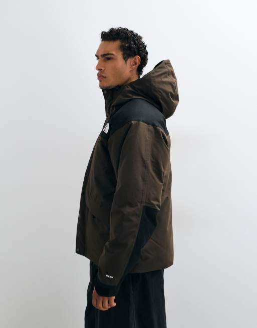 The North Face Mountain Down jacket in brown and black, 4 of 5