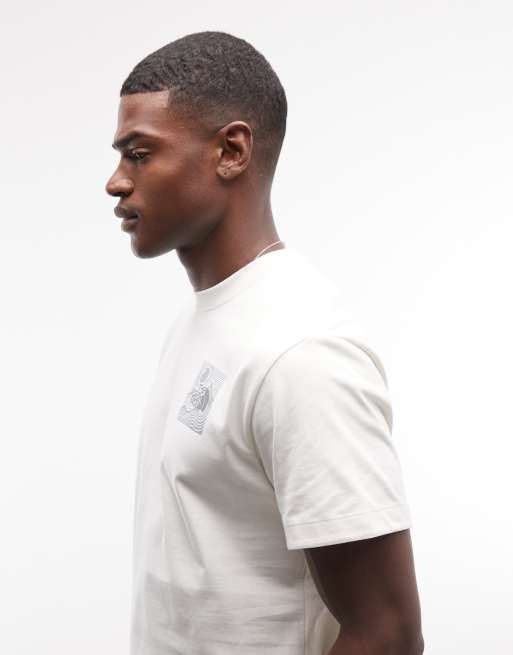 The North Face Mountain Escape backprint relaxed t-shirt in off white, 5 of 5