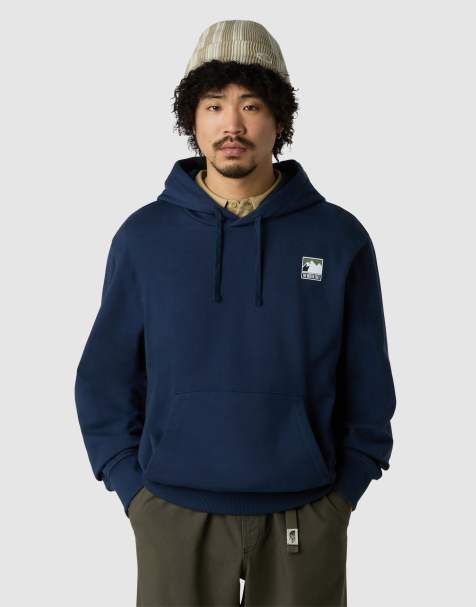 The North Face - Mountain - Felpa con cappuccio comoda blu navy con logo - view 1