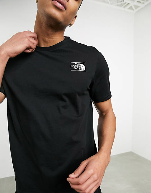  The North Face Mountain Graphic t-shirt in black Exclusive at  
