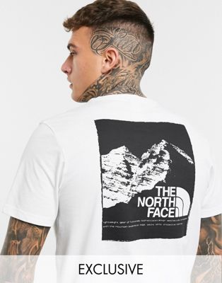 north face white shirt