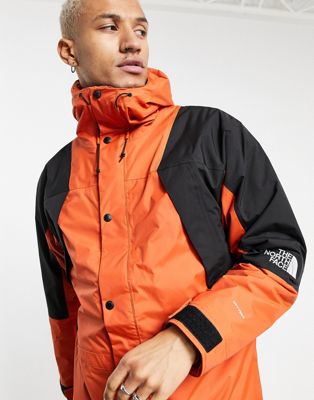 burnt orange north face jacket