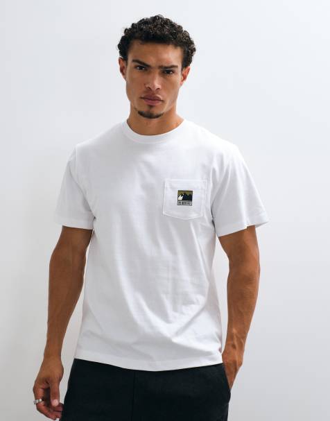 The North Face Mountain logo luźny T-shirt w kolorze białym - view 1
