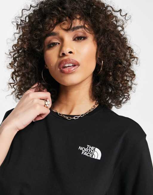 The North Face Mountain Outline back print boyfriend fit t-shirt