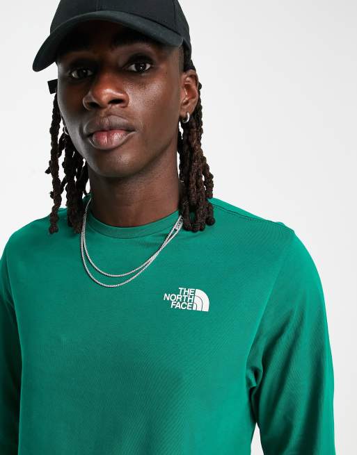 The North Face Mountain Outline back print long sleeve t