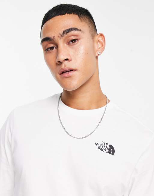 The North Face Mountain Outline t-shirt in white Exclusive at ASOS, ASOS