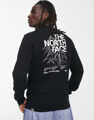 North face mountain deals sweatshirt collarless
