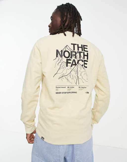 Mountain print sweatshirt sale