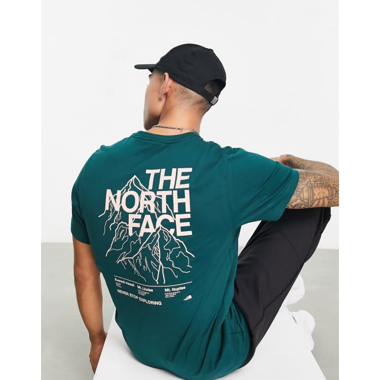 The North Face Mountain Graphic T-shirt in Black for Men