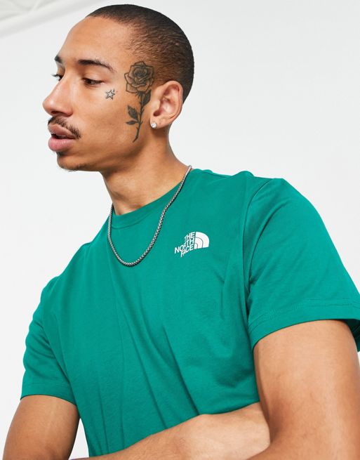 The North Face Mountain Outline back print t-shirt in gray, ASOS in 2024