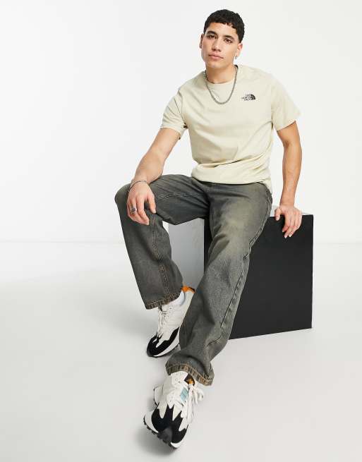 The North Face Mountain Outline back print t-shirt in gray, ASOS in 2024