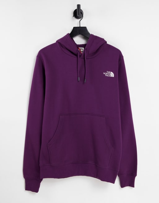 Purple north face hoodie new arrivals