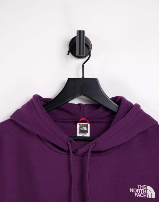 The North Face Mountain Outline hoodie in purple Exclusive at ASOS