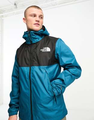 The North Face Mountain Q DryVent waterproof jacket in teal and black ...